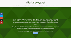 Desktop Screenshot of maorilanguage.net